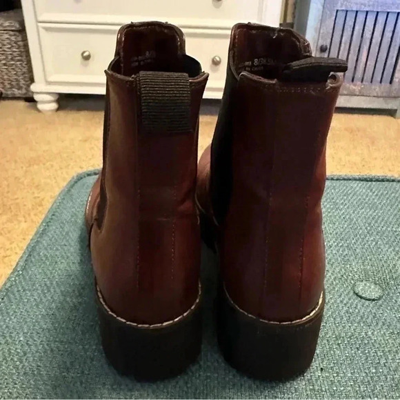 Dirty Laundry Red Leather Boots - Picture 4 of 10